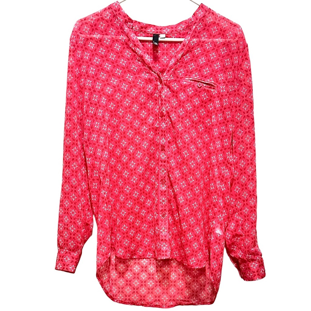 KUT FROM THE KLOTH Tops | Hibiscus Women’s Button Down Blouse - M